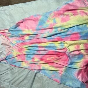 Colorful Tie-Dye Tank Top